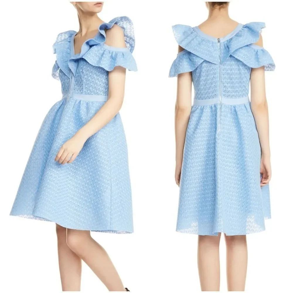 Maje Blue Reglisse  Dress Sz 2